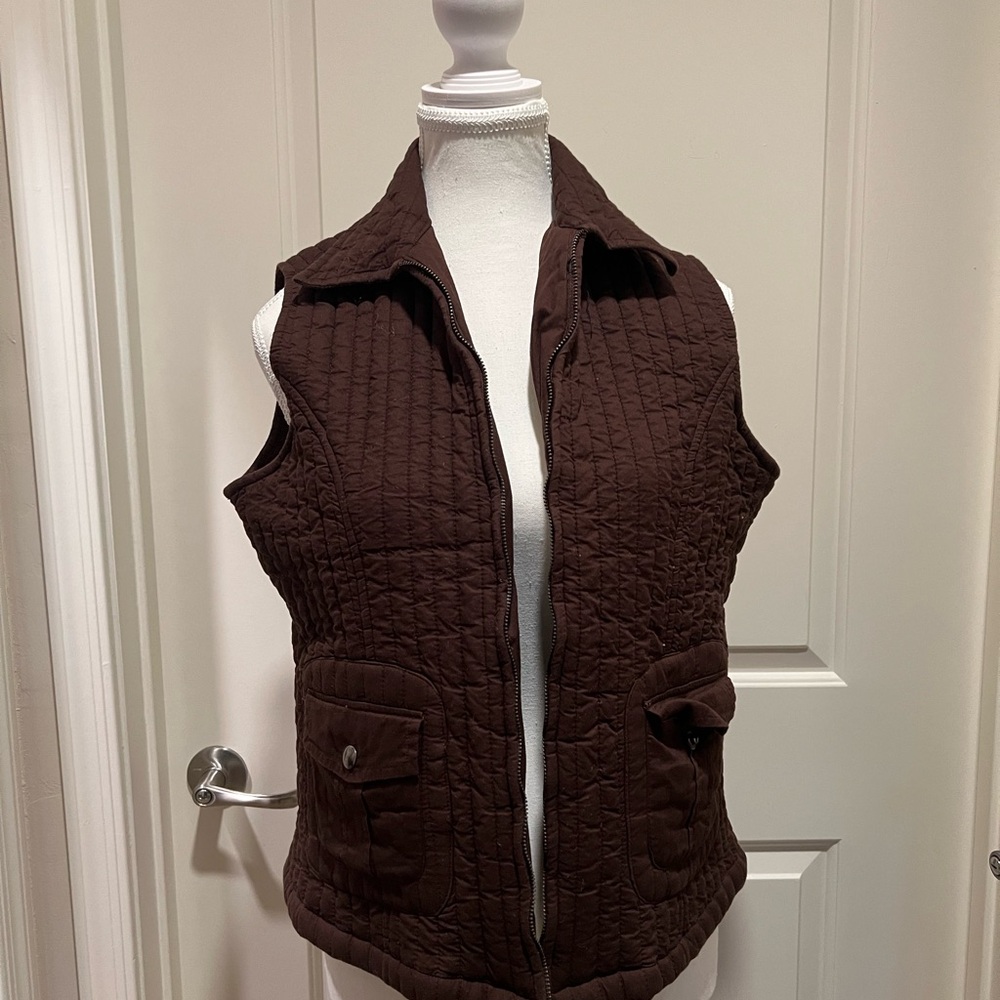 Women's Quilted Chocolate Vest
